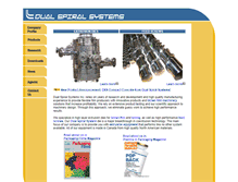 Tablet Screenshot of dualspiralsystems.com